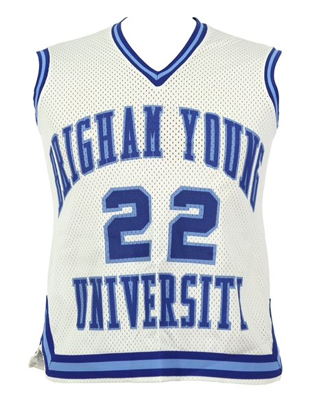 1970s Brigham Young University Game Worn Basketball Jersey & Warm Up Shirt (MEARS LOA)