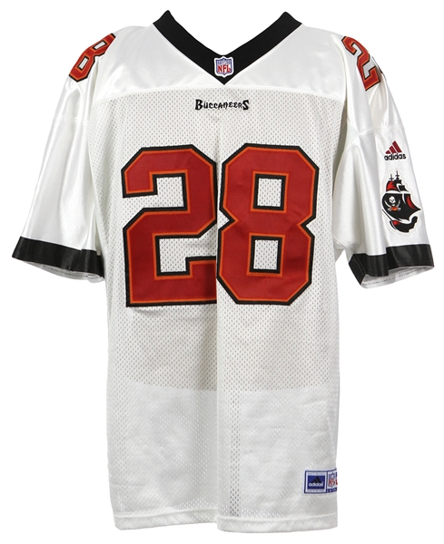 Warrick Dunn Tampa Bay Buccaneers Game Worn Jersey (MEARS LOA)