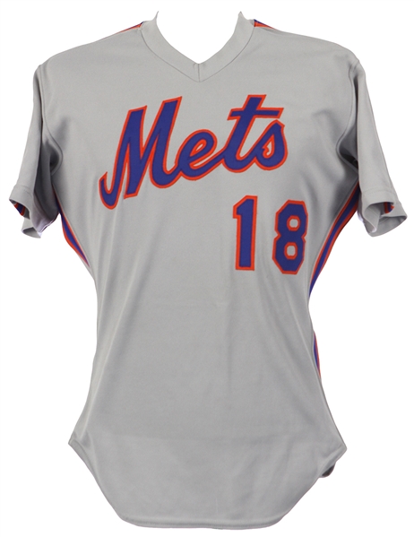 1983 Joel Youngblood New York Mets Game Worn Road Jersey (MEARS LOA)