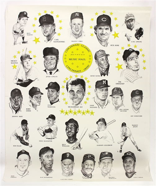 1988 Cincinnati Classic 23" x 29" Poster 