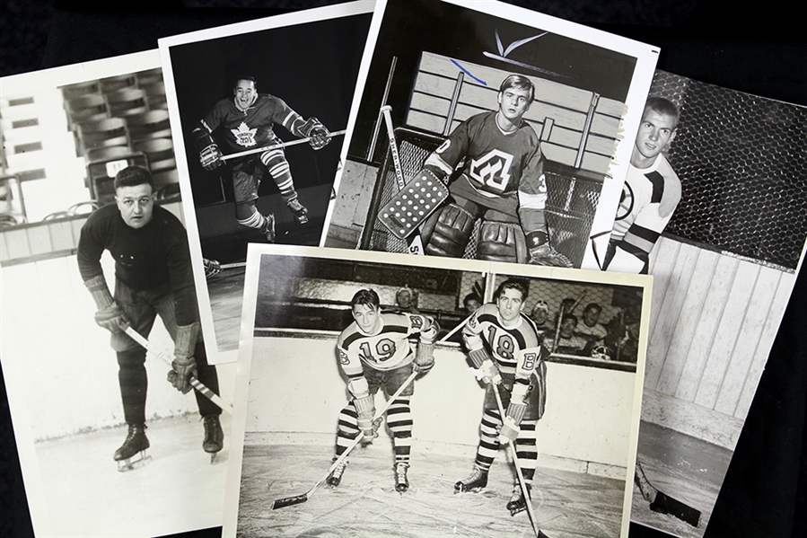 1920s-70s Hockey Original Photo Collection - Lot of 5