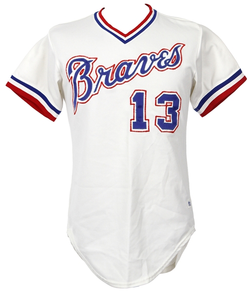 1980 Atlanta Braves #13 Home Jersey (MEARS LOA)
