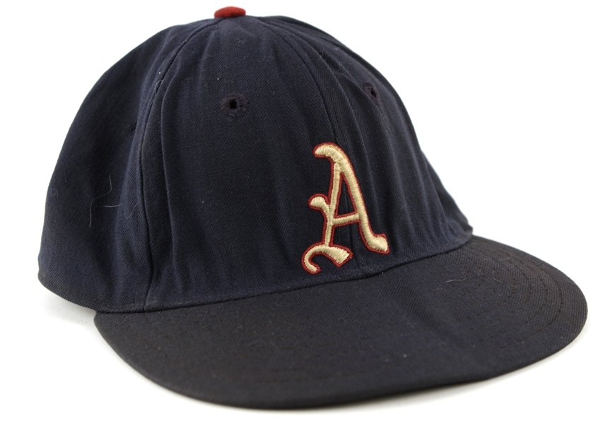 1954 Lou Limmer Philadelphia Athletics Game Worn Cap (MEARS LOA) Final Season in Philadelphia