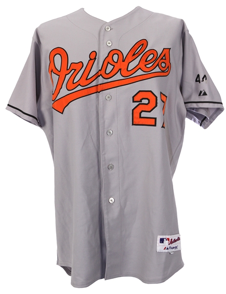 2006 Bruce Chen Baltimore Orioles Game Worn Road Jersey (MEARS LOA)