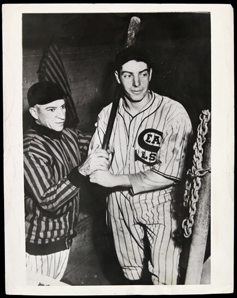 1949 Joe DiMaggio San Francisco Seals PCL 7" x 9" Original Photo