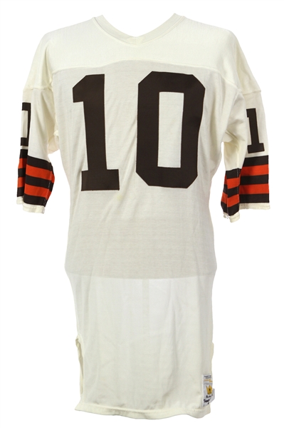 1987-89 Mike Pagel Cleveland Browns Road Jersey (MEARS LOA)