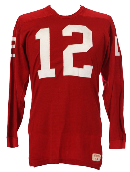 1960s Wilson #12 Game Worn Football Jersey (MEARS LOA)