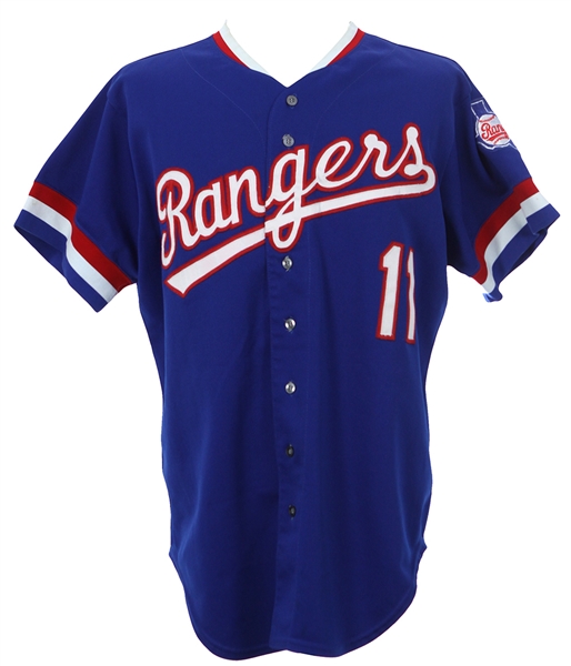 1984 Doug Rader Texas Rangers Game Worn Alternate Jersey (MEARS LOA)