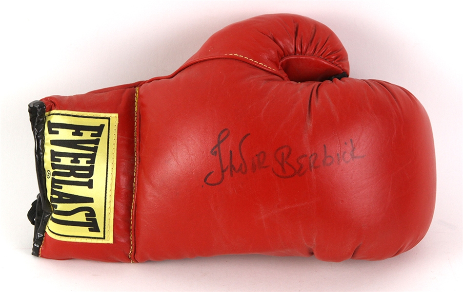 1980s Trevor Berbick World Heavyweight Champion Signed Everlast Boxing Glove (JSA)