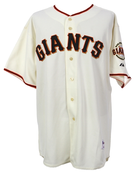 2005-06 Barry Bonds San Francisco Giants Signed Home Jersey (MEARS LOA/JSA)