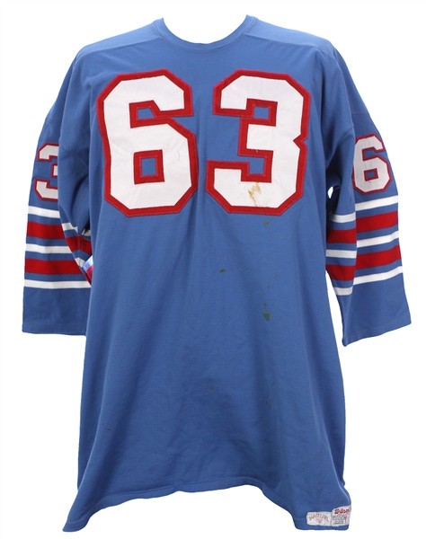 1968 Houston Oilers #63 Home Jersey (MEARS LOA)