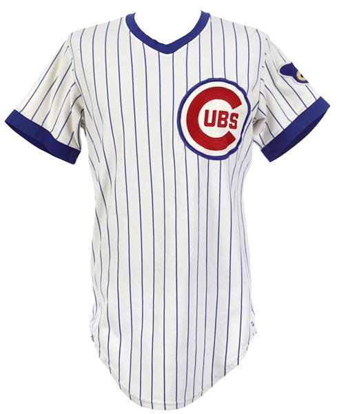 1972 JC Martin Chicago Cubs Game Worn Home Jersey (MEARS LOA) First Year Knit