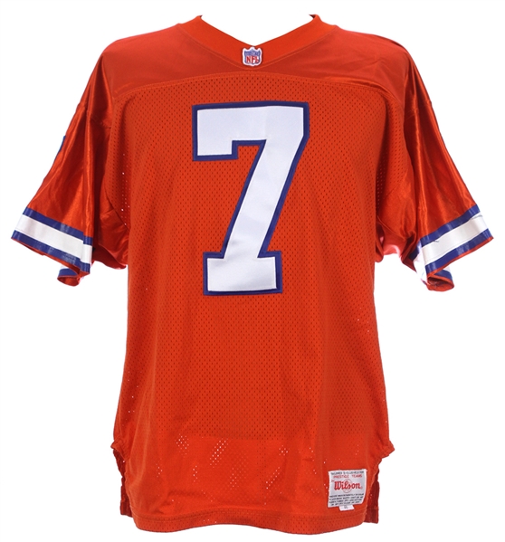 1995 John Elway Denver Broncos Home Jersey (MEARS LOA)