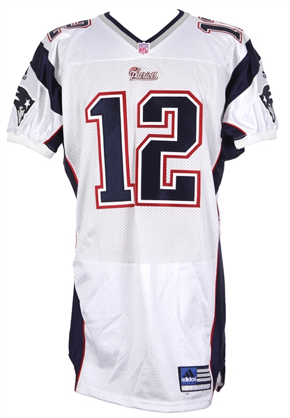 2001 Tom Brady New England Patriots Road Jersey (MEARS LOA) First Season as Starting QB