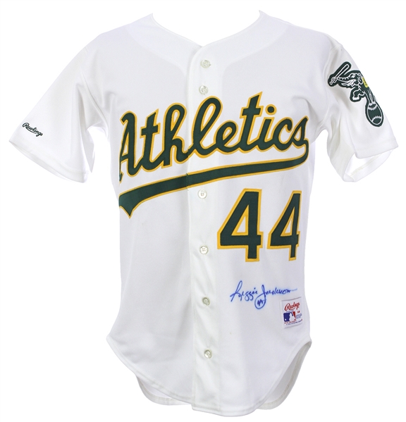 1980s-90s Reggie Jackson Oakland Athletics Signed Jersey (JSA)