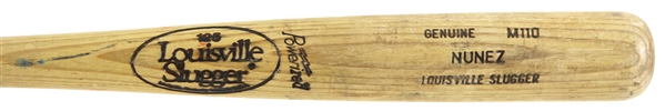 1983-85 Nunez Louisville Slugger Professional Model Bat (MEARS LOA)
