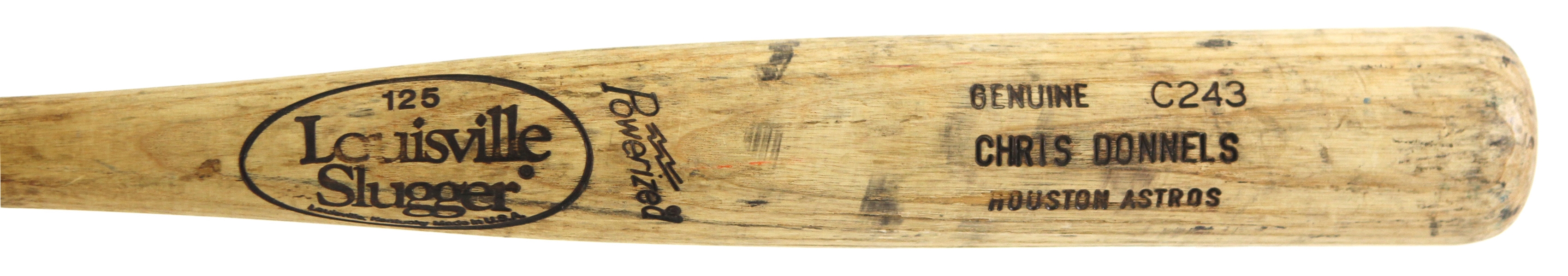1993-95 Chris Donnels Houston Astros Louisville Slugger Professional Model Game Used Bat (MEARS LOA)