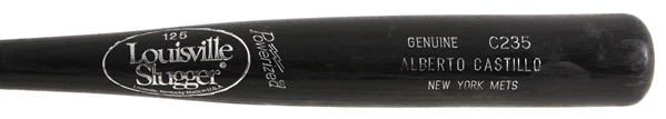 1995-98 Alberto Castillo New York Mets Louisville Slugger Professional Model Game Used Bat (MEARS LOA)