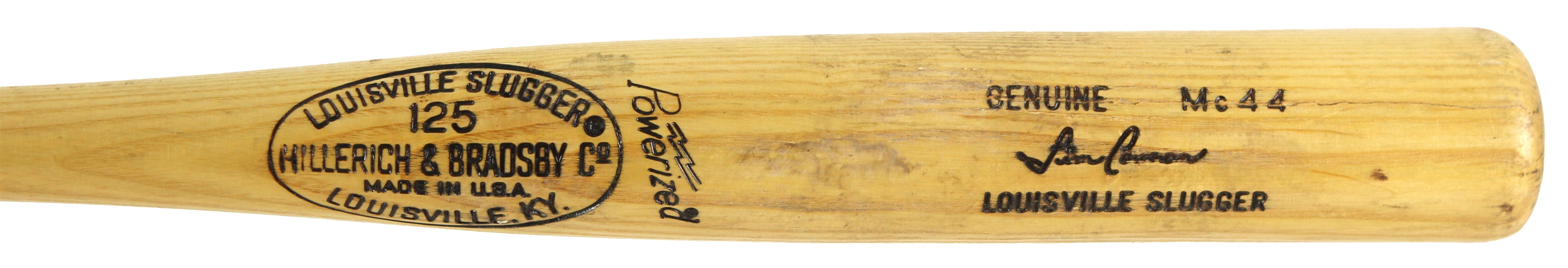 1977-79 Tim Corcoran Detroit Tigers H&B Louisville Slugger Professional Model Game Used Bat (MEARS LOA)