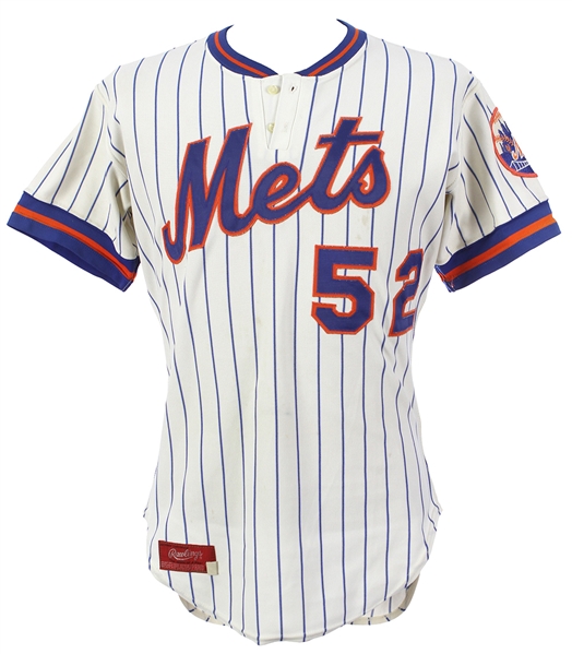 1980 Joe Pignatano New York Mets Game Worn Home Jersey (MEARS LOA)