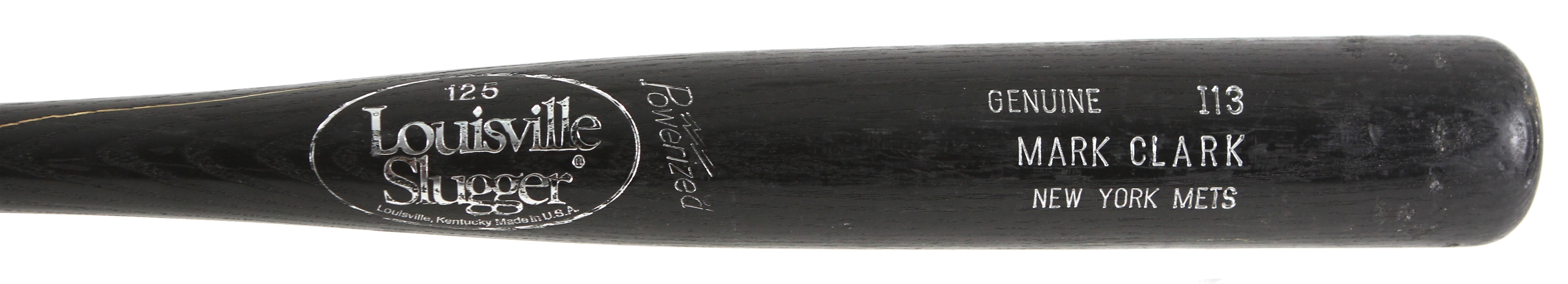 1996-97 Mark Clark New York Mets Louisville Slugger Professional Model Game Used Bat (MEARS LOA)