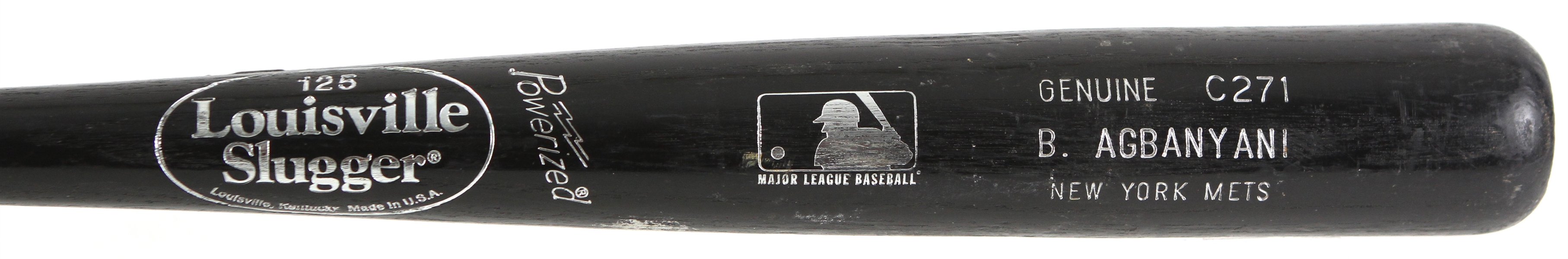 1999-2001 Benny Agbayani New York Mets Louisville Slugger Professional Model Game Used Bat (MEARS LOA)