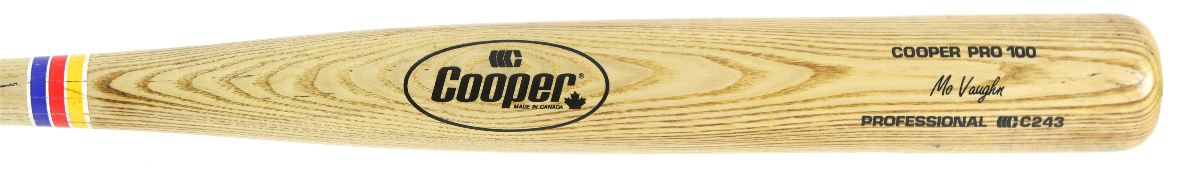 1990s Mo Vaughn Boston Red Sox Cooper Professional Model Game Used Bat (MEARS LOA)