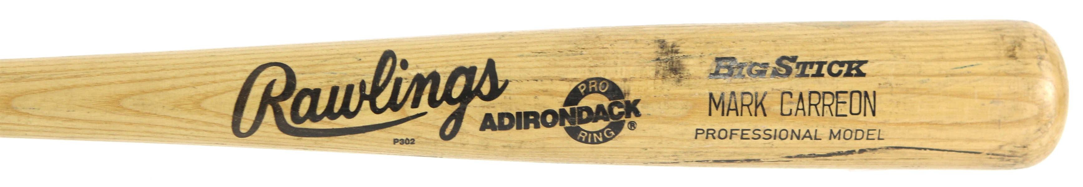 1988 Mark Carreon New York Mets Rawlings Adirondack Professional Model Game Used Bat (MEARS LOA)