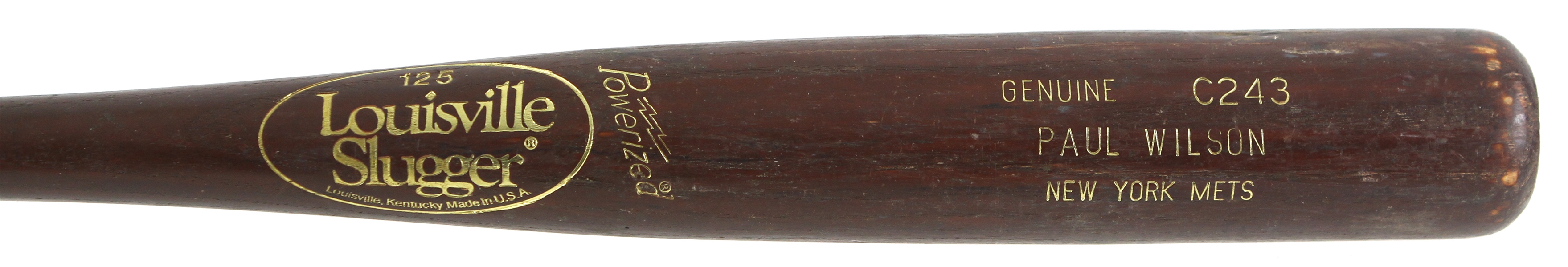 1996 Paul Wilson New York Mets Louisville Slugger Professional Model Game Used Bat (MEARS LOA)