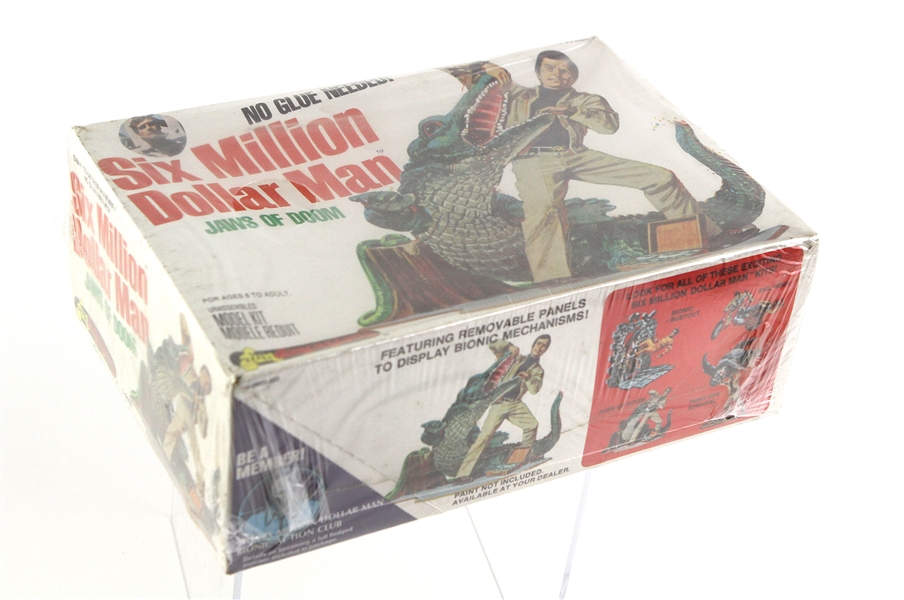 1975 Six Million Dollar Man Jaws of Doom MIB Fun Dimensions Scale Model Kit