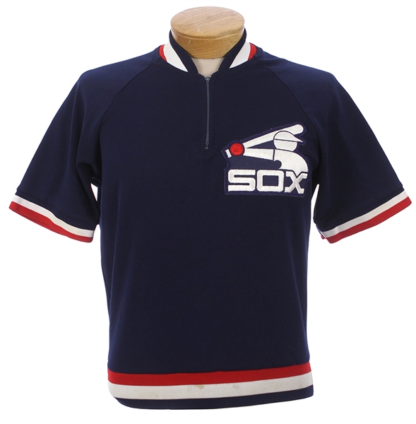 1985-86 Luis Salazar Chicago White Sox Alternate Batting Practice Jersey (MEARS LOA)