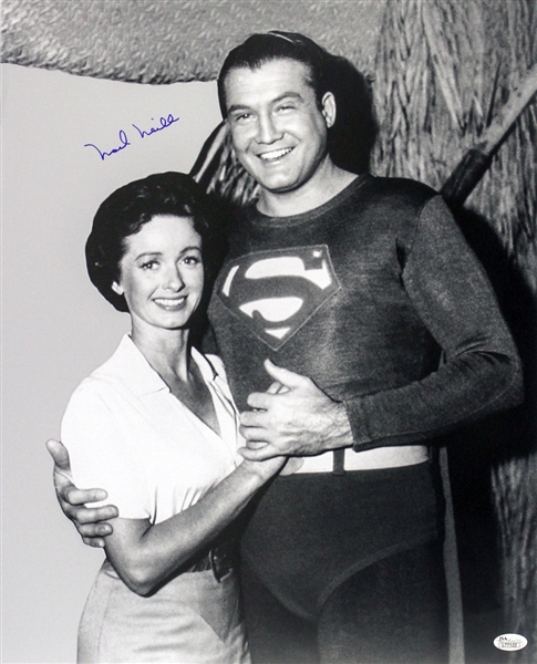 1948-1949, 1953-1957 Noel Neill Superman (pictured standing) Signed LE 16x20 B&W Photo (JSA) 