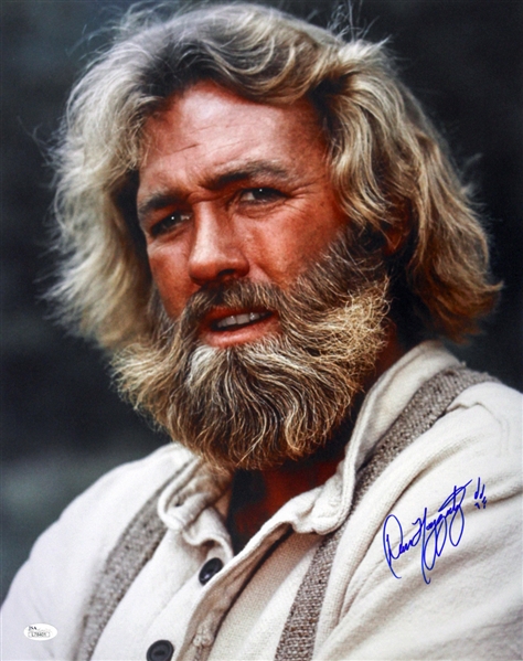 1977-1978 Dan Haggerty The Life and Times of Grizzly Adams Signed LE 16x20 Color Photo (JSA)