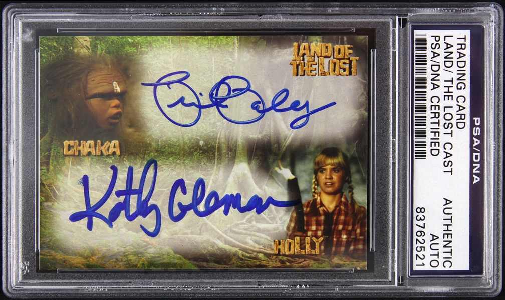 1974-1977 Land of the Lost Paley/Coleman Signed LE Trading Card (PSA/DNA Slabbed)
