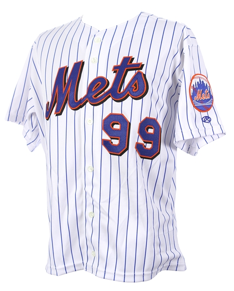 2001 Turk Wendell New York Mets Game Worn Home Jersey (MEARS LOA)