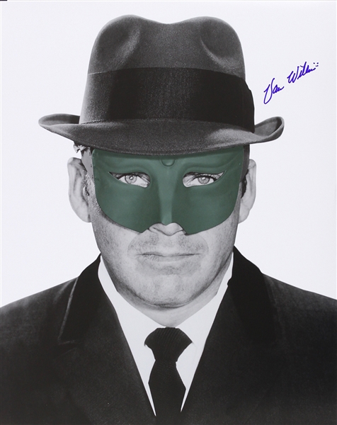 1966 Van Williams (d. 2016) Green Hornet Signed LE 16x20 Color Photo (JSA) “Signed At His Very Last Private Signing”