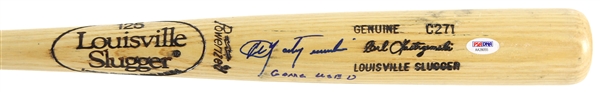 1983 Carl Yastrzemski Boston Red Sox Signed Louisville Slugger Professional Model Game Used Bat (MEARS LOA & PSA/DNA)