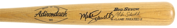 1973-79 Mike Schmidt Philadelphia Phillies Signed Adirondack Professional Model Game Used Bat (MEARS A7/JSA) 