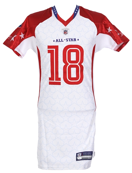 2008 Peyton Manning Indianapolis Colts Signed AFC Pro Bowl Jersey (MEARS LOA/*JSA*)