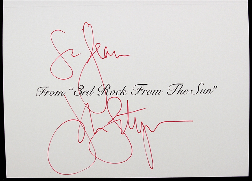 John Lithgow 5"x 7" Signed Holiday Card (JSA)