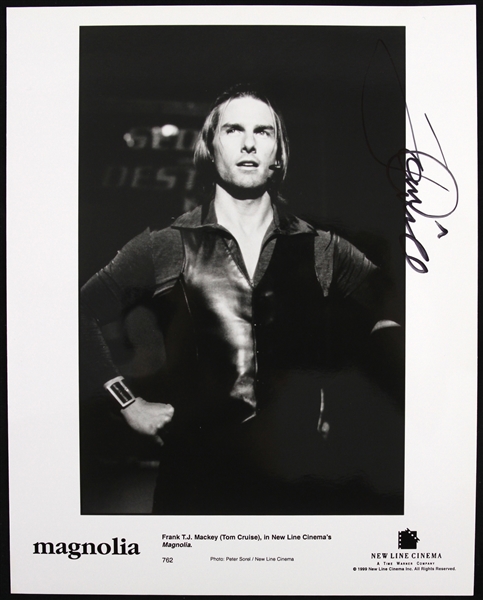 Tom Cruise 8"x 10" Secretarial Signed Photo 