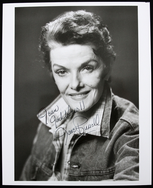 Jane Russell 8"x 10" Secretarial Signed Photo