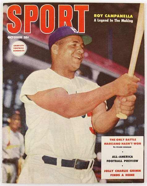 1953 Roy Campanella Brooklyn Dodgers Sport Magazine