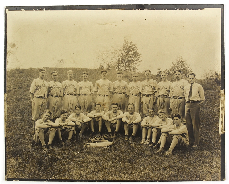 1930s New Berlin Baseball Team 8" x 10" Original Photo