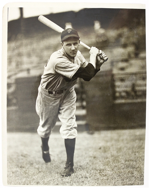 1936-37 George Scharein Philadelphia Phillies 7.5" x 9.75" Original Photo 