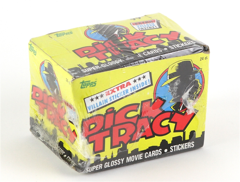 1990 Dick Tracy Topps Trading Cards Unopened Hobby Box