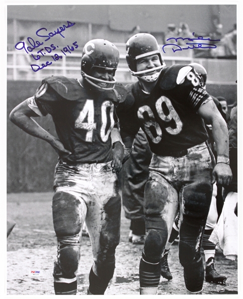 1990s Gale Sayers Mike Ditka Chicago Bears Signed 16" x 20" Photo (PSA/DNA)
