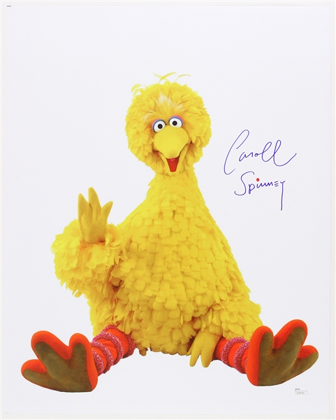 1969-2016 Carroll Spinney “Big Bird” Sesame Street LE Signed 16x20 Color Photo (JSA)
