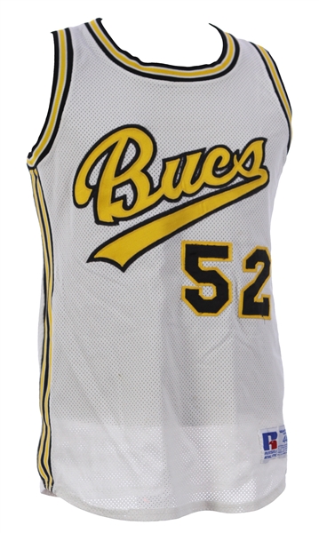 1980s Bucs #52 Game Worn Russell Basketball Jersey (MEARS LOA)