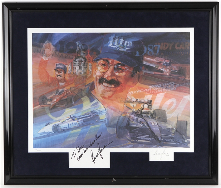 1998 Bobby Rahal Champion Indy Car Racer Signed 27" x 32" Framed Lithograph (JSA) 429/500